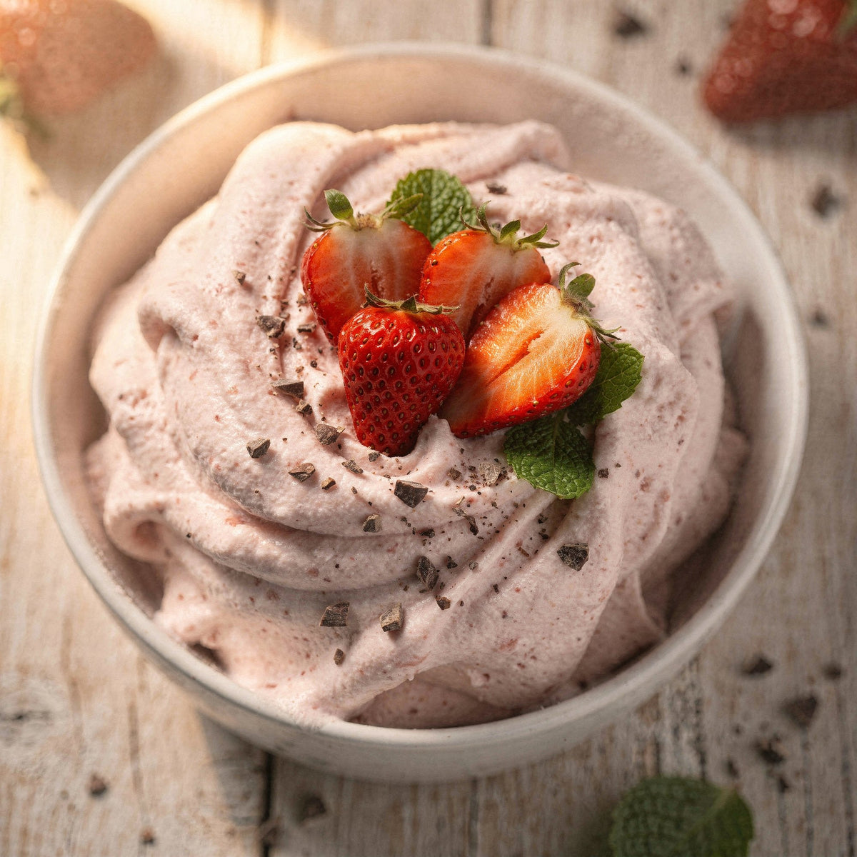 Nice cream à la fraise