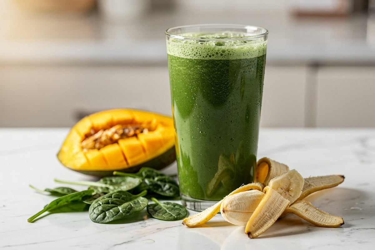 Smoothie aux épinards