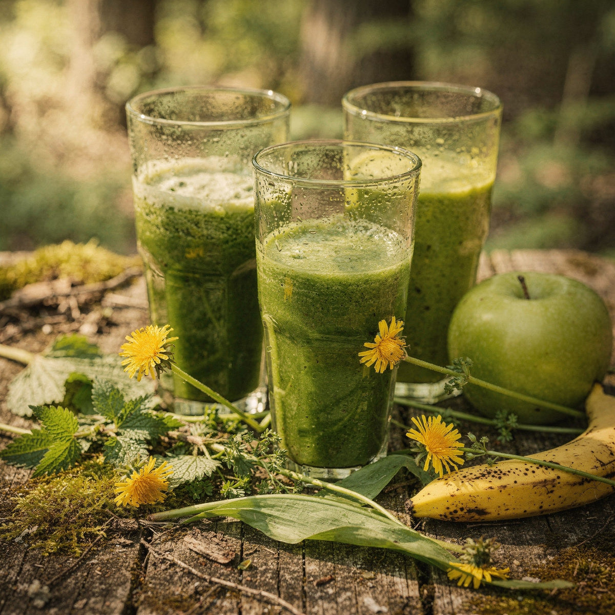 Wildkräuter-Smoothies selber machen: Brennnessel & Co. im Vitamix sicher verarbeiten