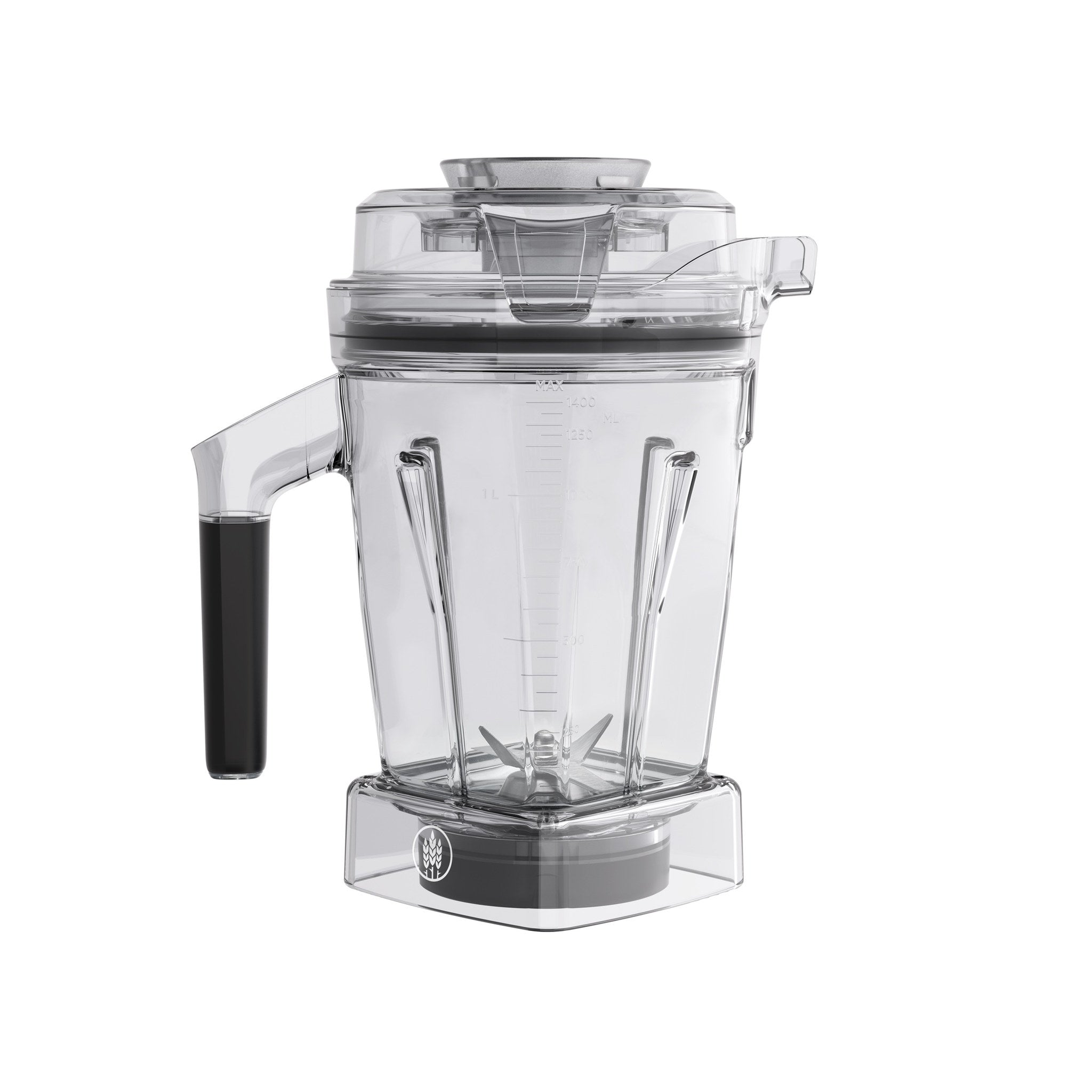 Pojemnik Vitamix X do produktów suchych 1,4 l z lewej strony