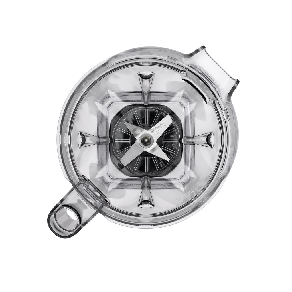 Vitamix X dry grains container 1.4 L from above, blades for the reverse vortex