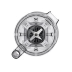 Vitamix X dry grains container 1.4 L from above, blades for the reverse vortex