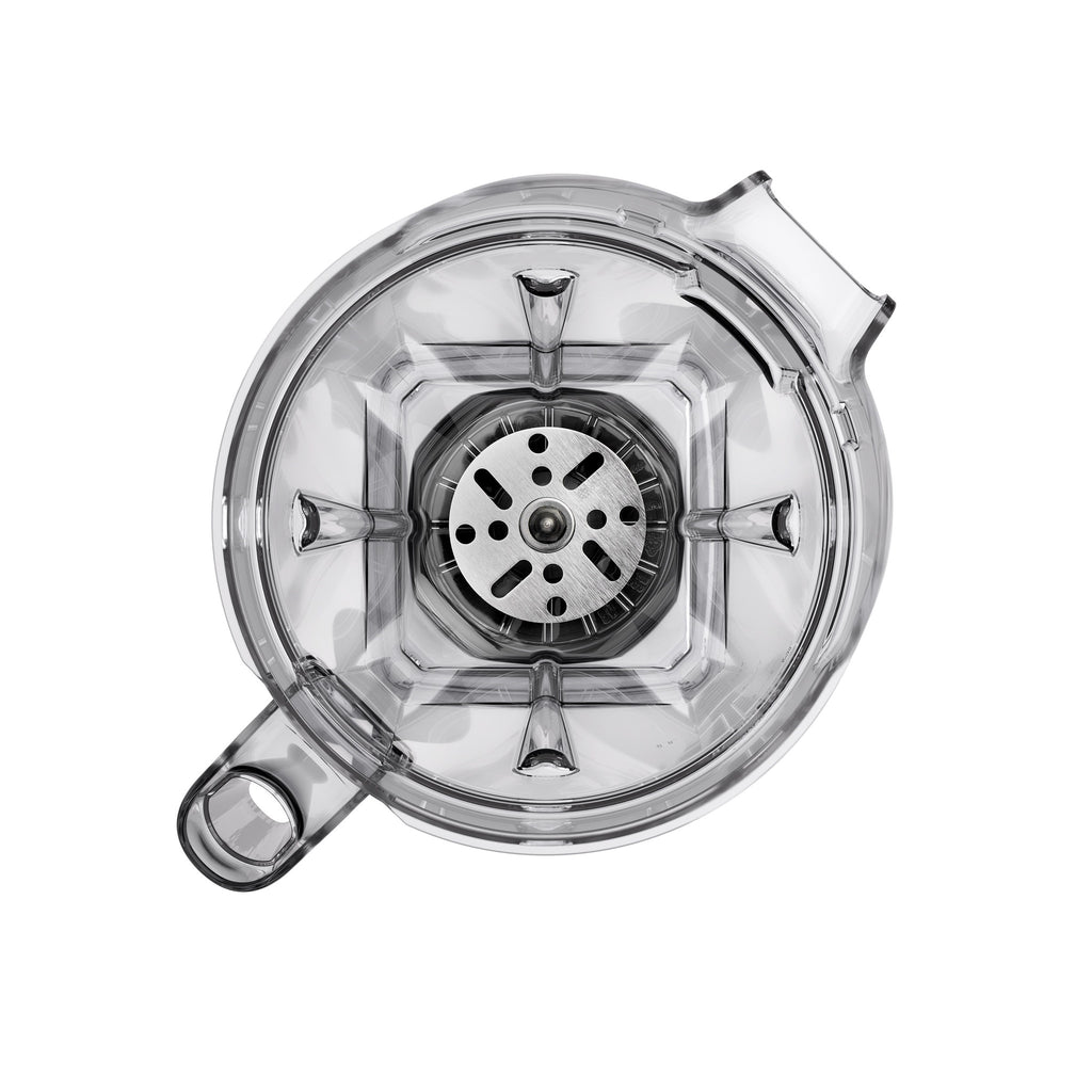 Vitamix X Aer Disc container 1.4 L from above, rotating Aer Disc disc