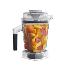 Pojemnik Vitamix X 1,4 l wypełniony owocami, na blenderze Ascent X