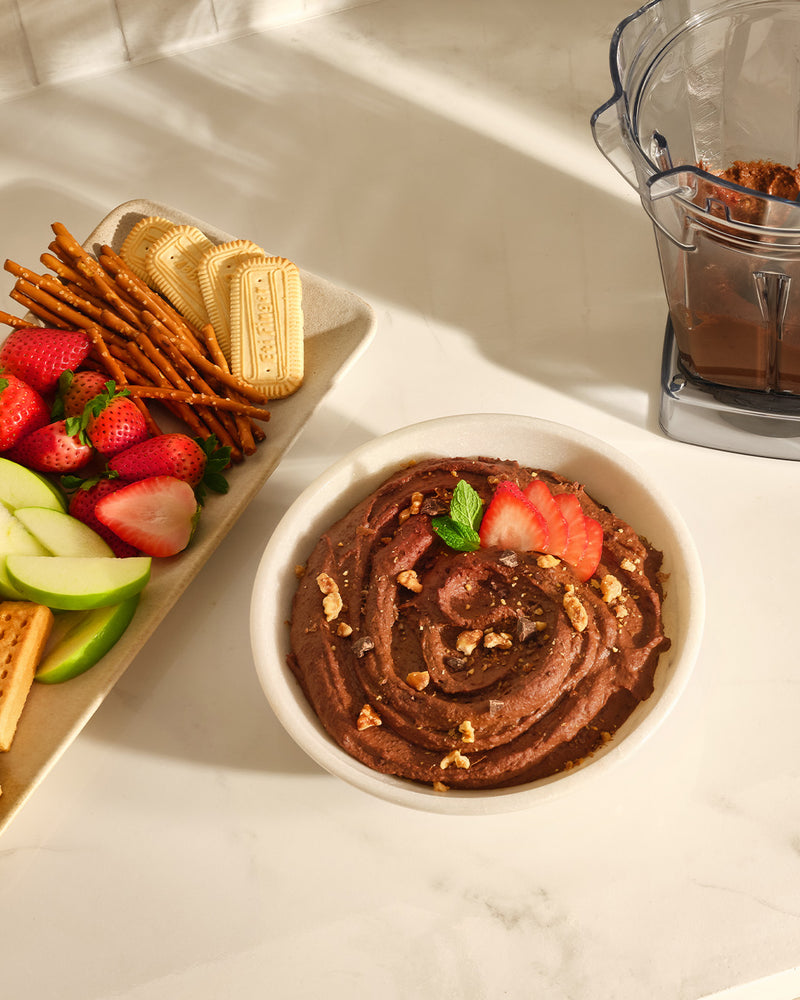 Schokoladen-Dessert-Hummus