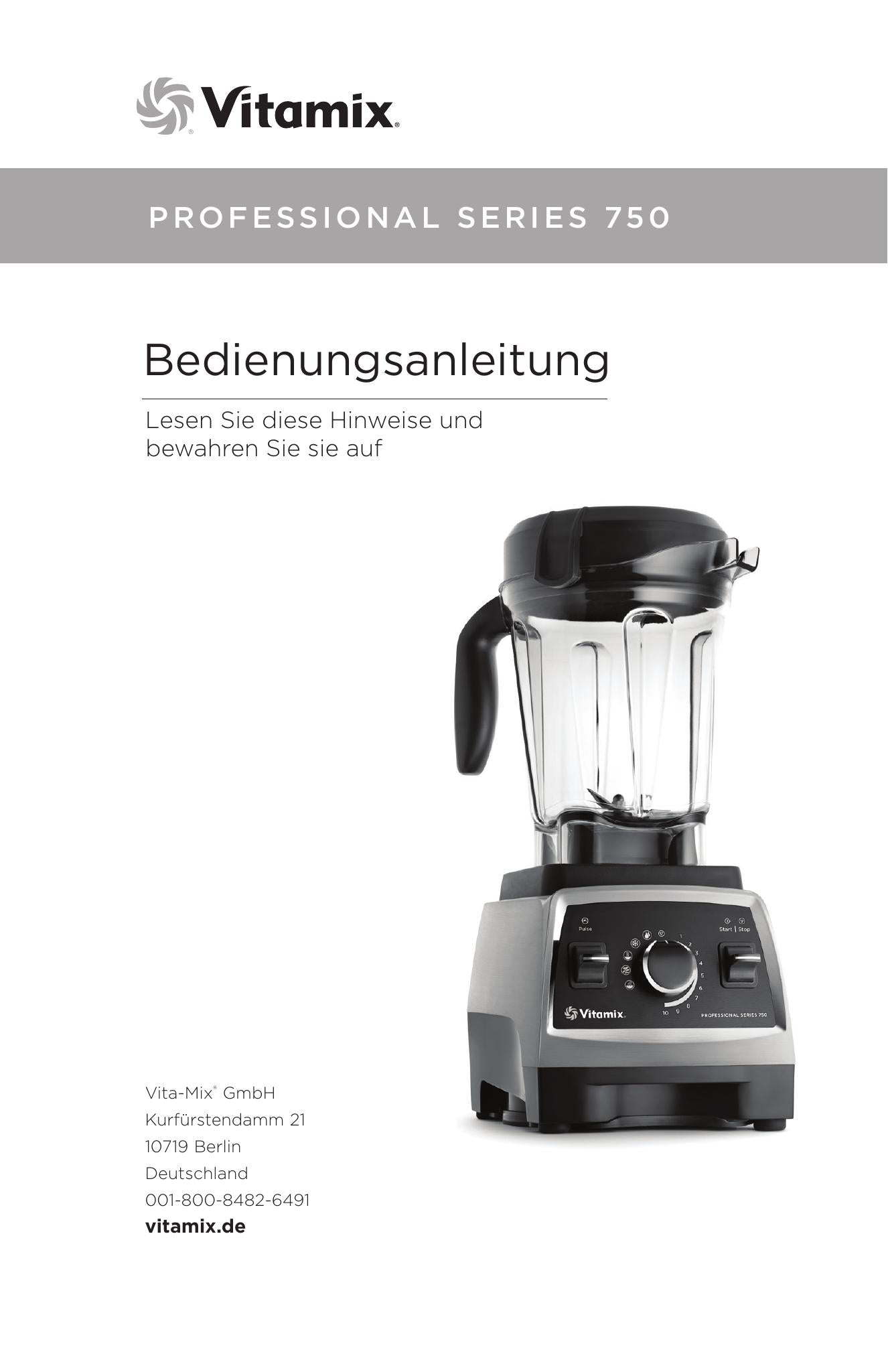 Vitamix Pro 750 Blender | Pro Series | Vitamix Europe