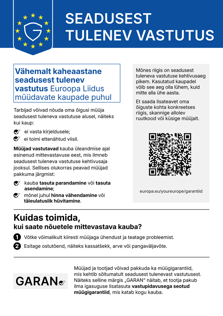 EU-Mitteilung über das gesetzliche Gewährleistungsrecht