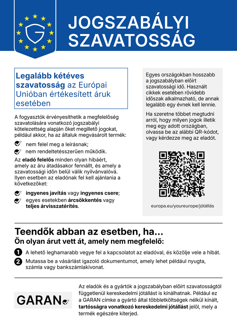 EU-Mitteilung über das gesetzliche Gewährleistungsrecht