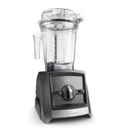Vitamix Ascent A2500i Standmixer in Schiefergrau — Schrägansicht von vorne links mit Premium-Design und 2,0-L-Behälter