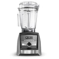Vitamix Ascent A3500i in gebürstetem Edelstahl mit Touch-Display — Frontansicht mit 5 Automatikprogrammen und 2,0-L-Interlock-Behälter