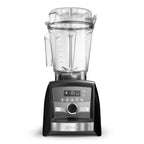 Vitamix Ascent A3500i Hochleistungsmixer in Graphit — Frontansicht mit intuitiver Touch-Bedienung und 2,0-L-Interlock-Behälter