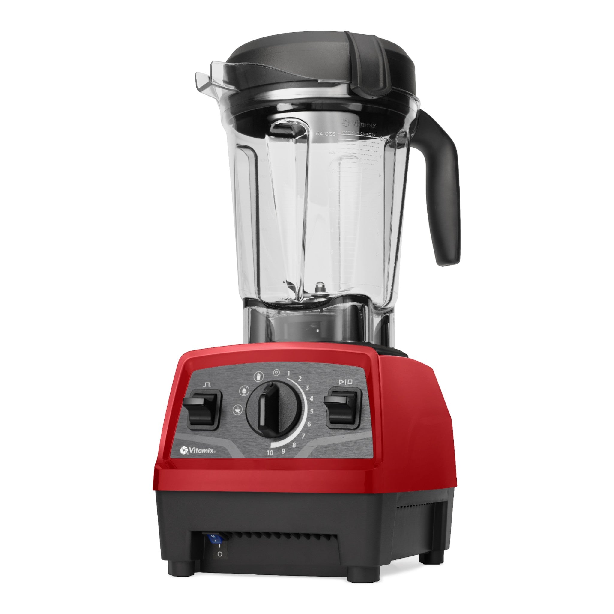 Vitamix E520 Rot — linke Seitenansicht