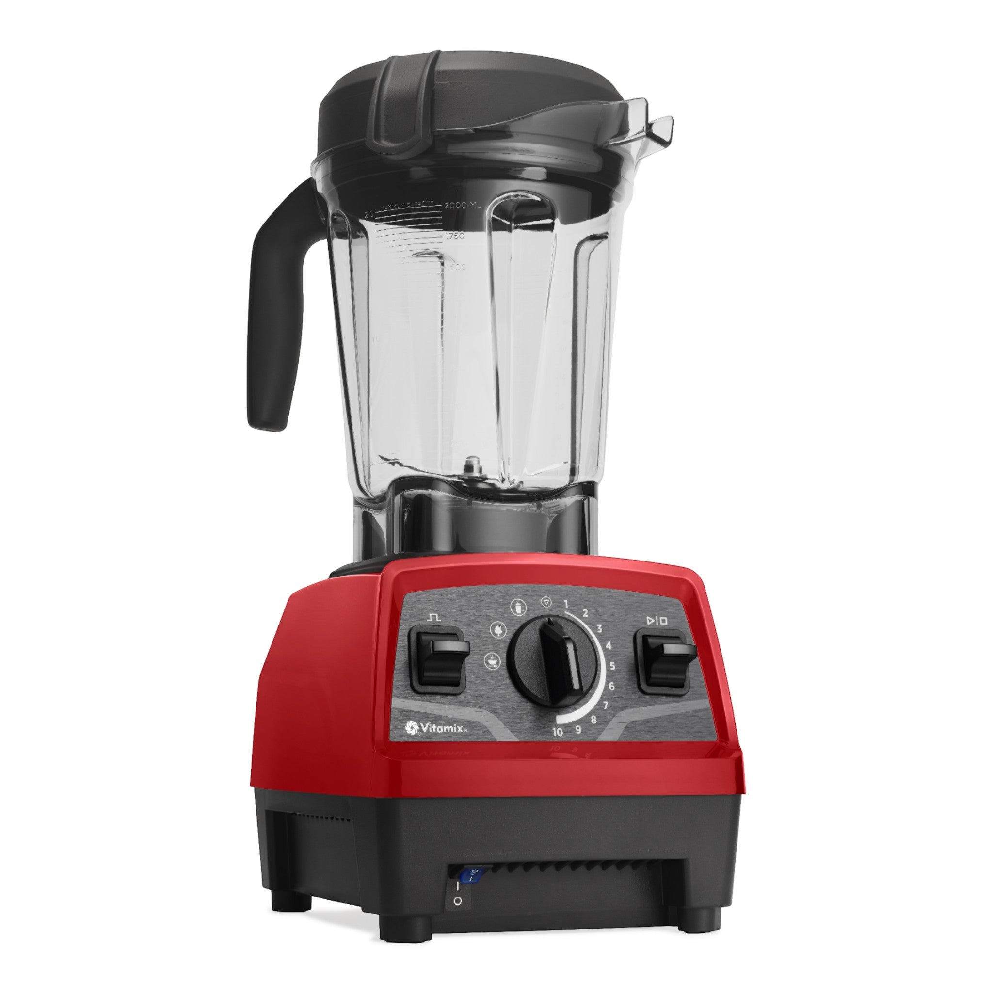 Vitamix E520 Rot — rechte Seitenansicht
