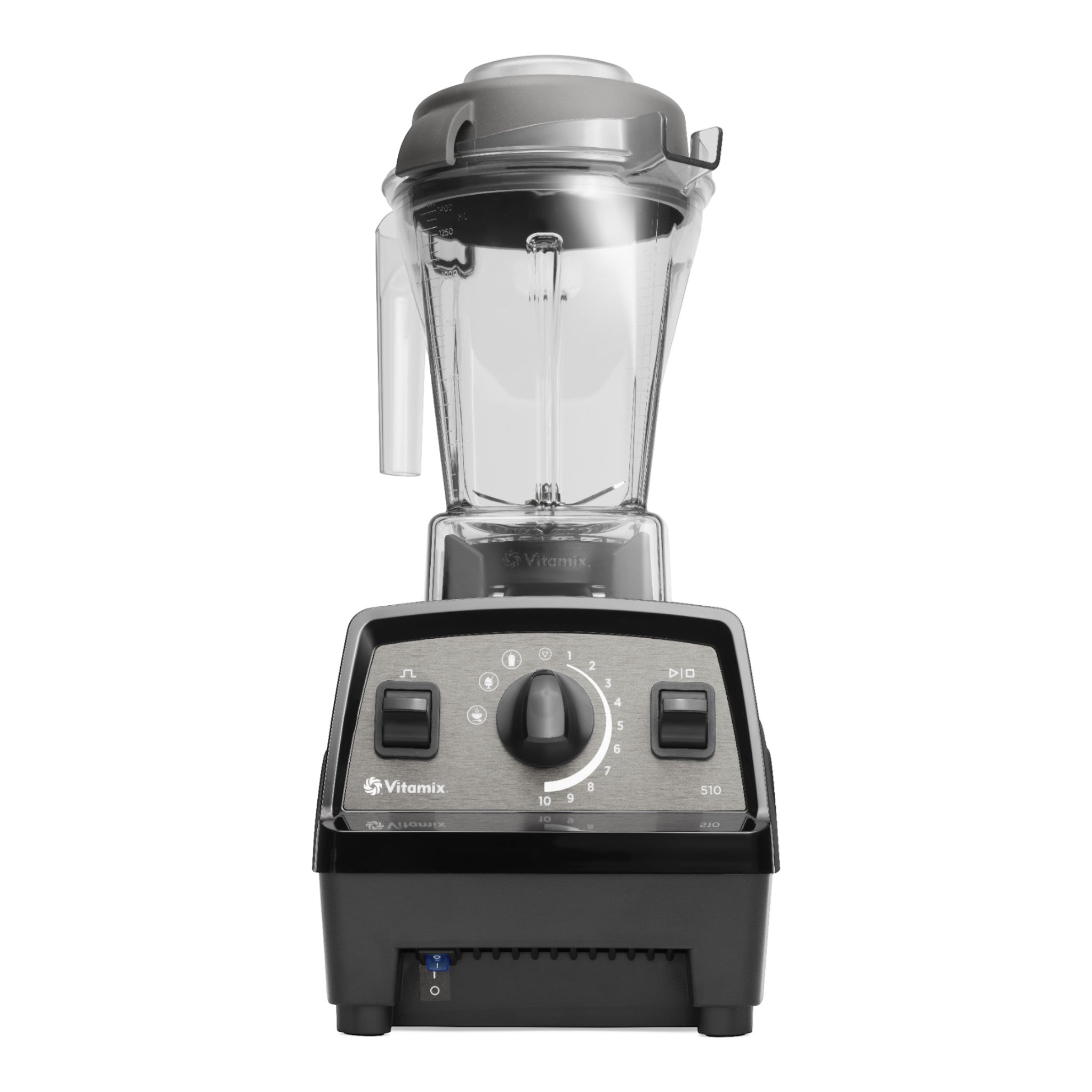 Vitamix Explorian E510 Hochleistungsmixer Schwarz — Frontansicht