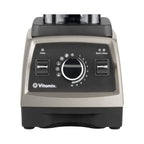 Vitamix Pro 750 Bedienfeld mit fünf Programmen, Drehregler und Pulse-Schalter, Perlgrau
