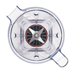 Vitamix Explorian Behälter Draufsicht ohne Deckel — transparenter 1,4-Liter-Krug mit Klingen