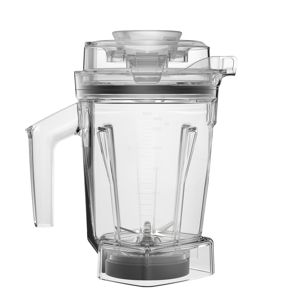 Vitamix 1,4-Liter-Interlock-Behälter mit Deckel und Ausgussöffnung — transparenter Mixkrug