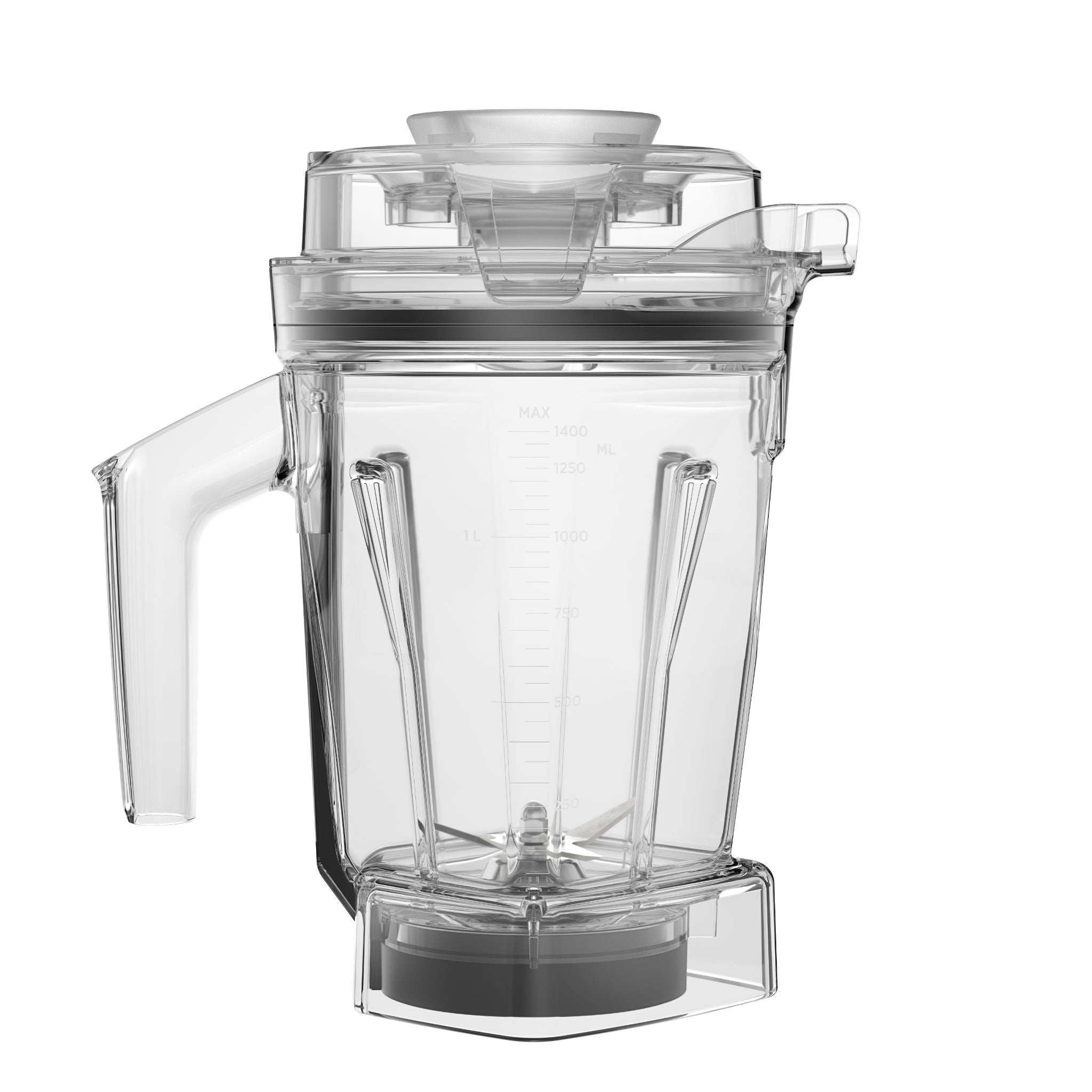 Vitamix 1,4-Liter-Interlock-Behälter mit Deckel und Ausgussöffnung — transparenter Mixkrug