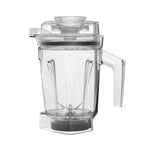 Vitamix 1,4-Liter-Interlock-Trockenbehälter mit Interlock-Deckel — transparenter Mixkrug, Seitenansicht