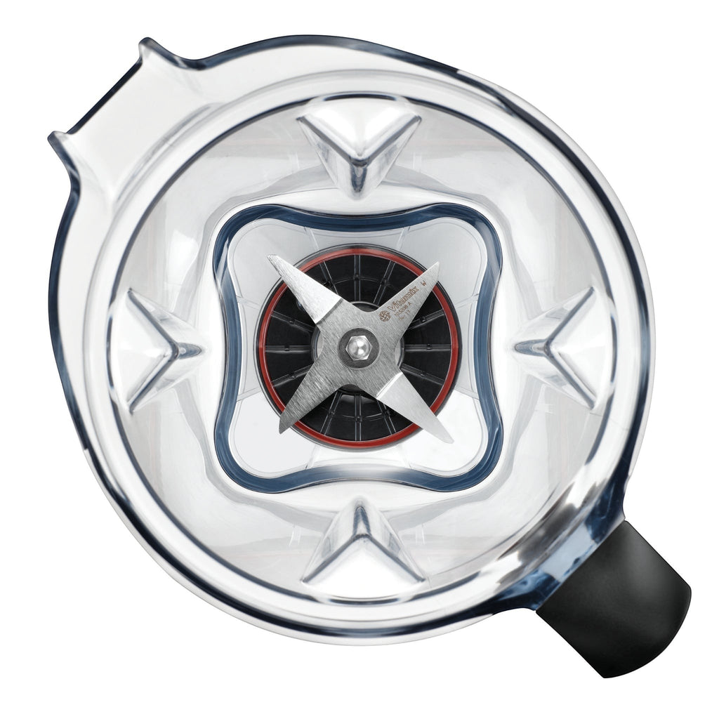 Vitamix Explorian Low Profile Behälter Draufsicht ohne Deckel mit Edelstahlklingen
